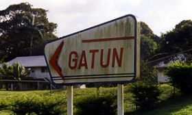 Gatun's Canal Zone style sign, Jadwin Road  – Best Places In The World To Retire – International Living